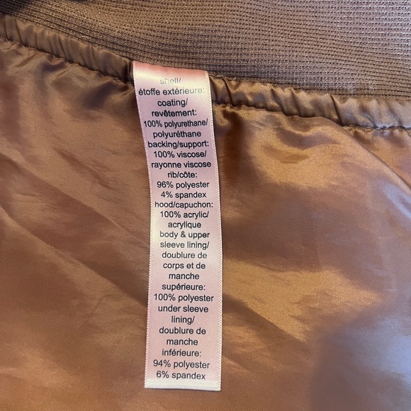 Maurice’s Cable Knit Hooded Faux Leather Jacket - Picture 6 of 7